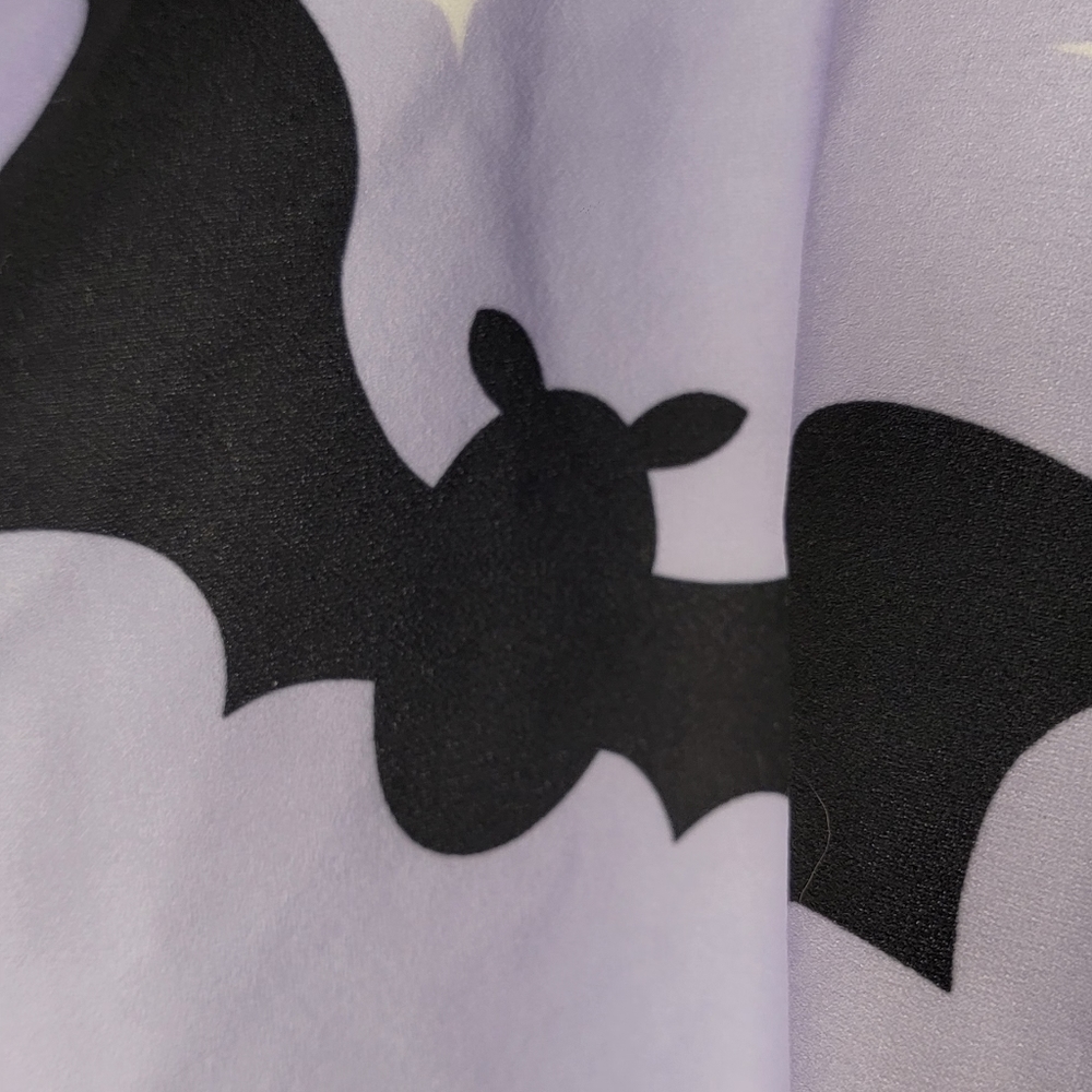 Shein Curve Bat and Star Print Crop Top - Picture 3 of 4